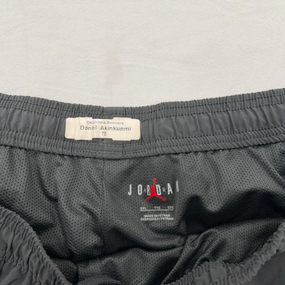 Jordan Pants Oklahoma Sooners Team Issued Player Track Gray Mens XXL
